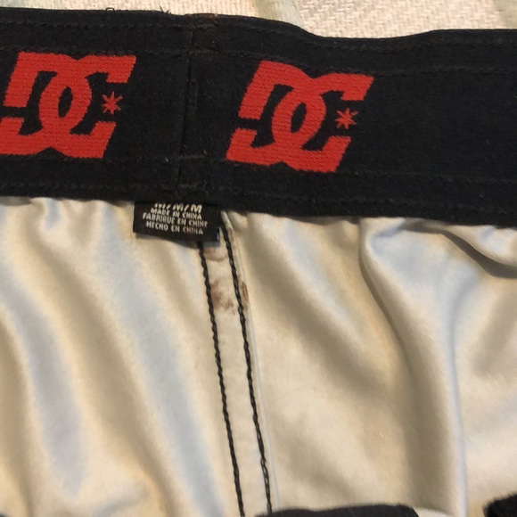 DC Shoes- Black and Red Shorts - Picture 3 of 5